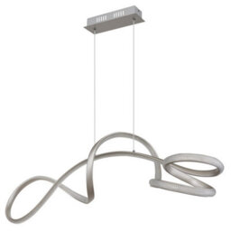 Luminosa Lighting Luminosa Swirl Pendant Ceiling Light Nickel Matt Led 4000K - thumbnail 2