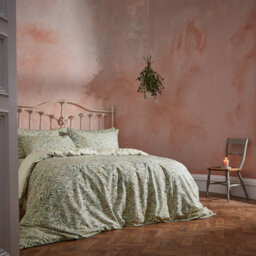 Ew By Edinburgh Weavers Malory Traditional Floral Duvet Cover Set, Double, Green - thumbnail 1
