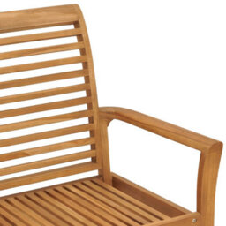 Vidaxl Garden Bench 112 Cm Solid Teak Wood - thumbnail 7