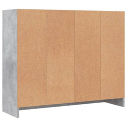 Berkfield Sideboard Concrete Grey 91X28X75 Cm Engineered Wood - thumbnail 8