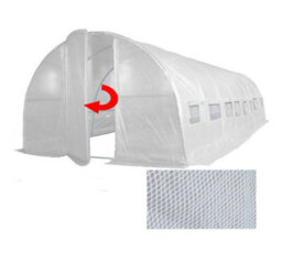 Crocodile Trading 8M X 3M (27' X 10' Approx) Pro+ White Poly Tunnel - thumbnail 3