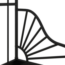 Vidaxl Extendable Bed Frame Without Mattress Black Metal 80X130/200 Cm - thumbnail 5