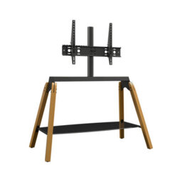 "Avf Hoxton Quad Freestanding Tv Stand, For Tvs Up To 86"" - Light Wood" - thumbnail 1