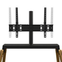 "Avf Hoxton Quad Freestanding Tv Stand, For Tvs Up To 86"" - Light Wood" - thumbnail 5