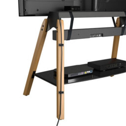 "Avf Hoxton Quad Freestanding Tv Stand, For Tvs Up To 86"" - Light Wood" - thumbnail 6