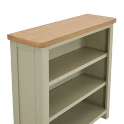 The Furniture Market Marbury Sage Green Painted Small Low Bookcase - thumbnail 5