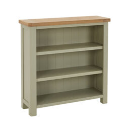 The Furniture Market Marbury Sage Green Painted Small Low Bookcase - thumbnail 4
