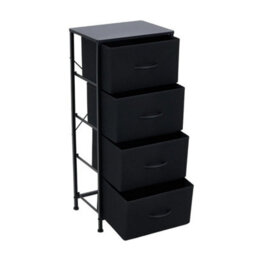 Chest Of Drawers Bedroom Furniture Storage Bedside Cabinet 4 Drawers Non-Woven - thumbnail 3