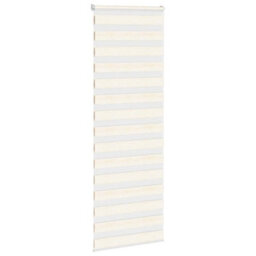 Berkfield Zebra Blind Marble Beige 70X200 Cm Fabric Width 65.9 Cm Polyester - thumbnail 3