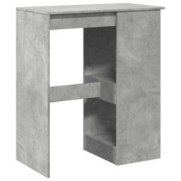 Berkfield Bar Table With Racks Concrete Grey 90X47.5X103.5 Cm Engineered Wood - thumbnail 6