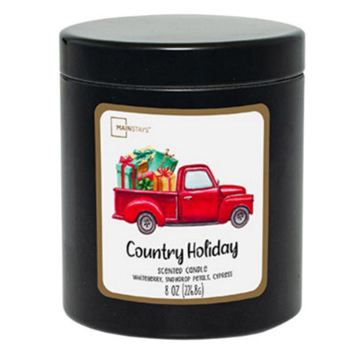 Mainstays Country Holiday Scented Candle 226G Glass Jar