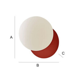 Valuelights Darla Rust Frosted Globe Bathroom Wall Light And Bulb - thumbnail 9