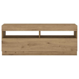 Berkfield Tv Cabinet With Led Lights Artisan Oak 200X35X40 Cm Engineered Wood - thumbnail 7