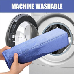 Blue Memory Foam Bath Mat Pedestal Set Non Slip Toilet Bathroom Contour Rugs 3 Piece - thumbnail 4