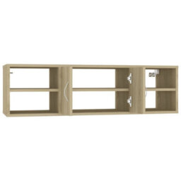 Vidaxl Wall Shelf Sonoma Oak 102X30X29 Cm Engineered Wood - thumbnail 5