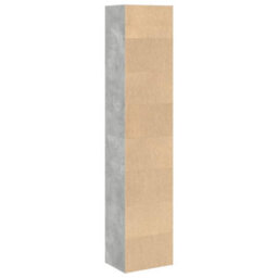 Berkfield Bookcase Concrete Grey 40X30X189 Cm Engineered Wood - thumbnail 6