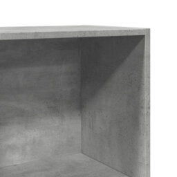 Berkfield Bookcase Concrete Grey 40X30X189 Cm Engineered Wood - thumbnail 7