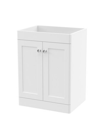Hudson Reed Classique Components Floor Standing 2-Door Vanity Unit, Stylish Single Vanity Unit  With Soft Close Doors - image 1