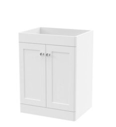 Hudson Reed Classique Components Floor Standing 2-Door Vanity Unit, Stylish Single Vanity Unit  With Soft Close Doors - thumbnail 1