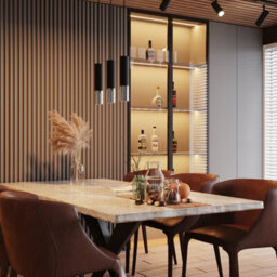 Luminosa Lighting Luminosa Loopez Up & Down Wall Lamp Black, Chrome Gu10 - thumbnail 6