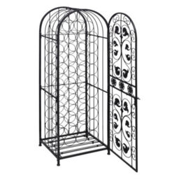 Vidaxl Wine Rack For 45 Bottles Metal Wine Racks - thumbnail 2