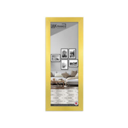 "AK Frames 30X16"" Gold Poster Frame - Modern Picture Frame For Wall Art, Prints And Photos - Durable And Stylish Display Frame"