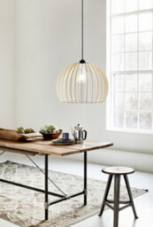 Nordlux Chino Wood Pendant Light Easy Assembly  Brown,mains - thumbnail 2