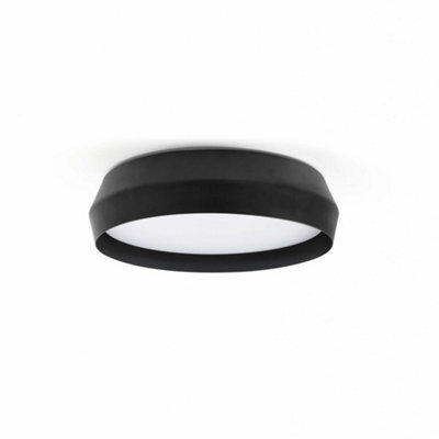 Luminosa Lighting Luminosa Shoku 350 Black, Black Wall / Ceiling Lamp 24W 2700K - image 1