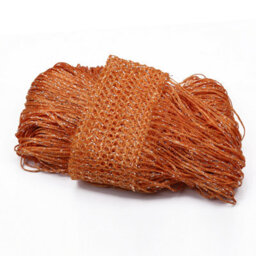 Neel Blue String Curtains Glitter Fringe Panel Fly Screen Doorway Tassel Curatin, 200Cm X 90Cm - Orange - thumbnail 4