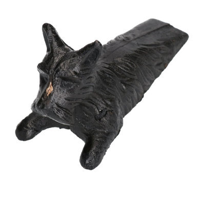 AB Tools Scottie Scotty Terrier Dog Door Stop Cast Iron Doorstop Wedge Animal House - image 1
