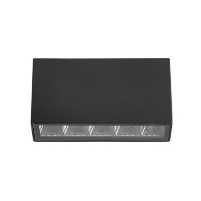 Luminosa Lighting Luminosa Forli Outdoor Surface Mounted Downlight Black 4000K Neutral White 5Xled Ip54 - image 1