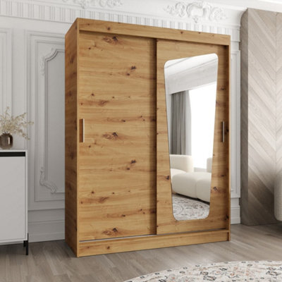 Arte Oak Artisan Wardrobe 150Cm - Durable Storage For Busy Households - image 1