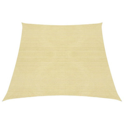 Berkfield Sunshade Sail 160 G/m2 Beige 3/4X2 M Hdpe - image 1