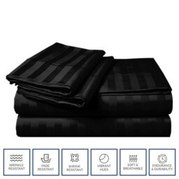 Pamposh Luxury Pack Of 2 Reversible King Size Duvet Cover Sets With Zipper Fastening, Corner Ties & Matching Pillowcase Soft Microfiber - thumbnail 5