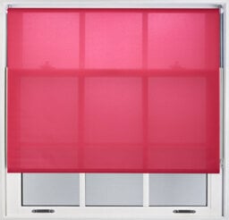 Furnished Daylight Roller Blinds With Metal Fittings - Fuchsia Pink Trimmable Blind For Windows And Doors (W)90Cm (L)165Cm - thumbnail 1