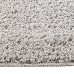 Berkfield Durable Shaggy Rug Light Grey 120X170 Cm Anti Slip - thumbnail 1