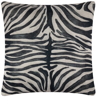 Paoletti Leopardis Zebra Printed Outdoor Polyester Filled Cushion, Multicoloured, 59 X 59Cm - image 1