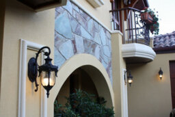 Stylish Outdoor Ip44 Wall Light Sconce In Old Bronze With Led E27 Socket - thumbnail 3