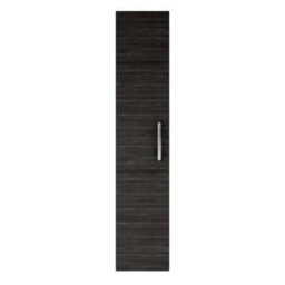 Nuie 300mm Tall Unit (1 Door),nuie Athena 1 Door Wall Hung Tall Storage Unit 300mm Wide - thumbnail 4