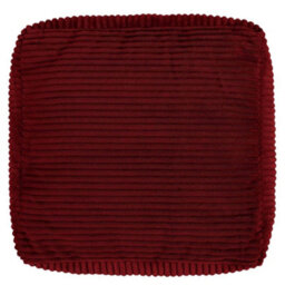 Icon Amara Jumbo Cord Square Footstool Bean Bag, Burgundy - thumbnail 4