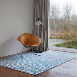 Mad Men Dedalo 9203 Blue Marine Flatweave Rug By Louis De Poortere-80Cm X 250Cm - thumbnail 3