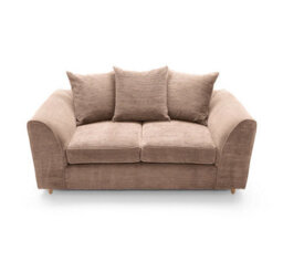 Abakus Direct Jumbo Brown Cord 2 Seater Sofa For Living Room With Thick Luxury Deep Filled Cushioning - thumbnail 6