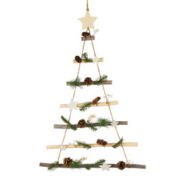 Dibor Traditional Style Christmas Decorations Hanging Shooting Star Tree Ladder 70Cm - thumbnail 2