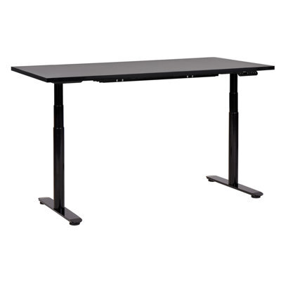 Beliani Electric Adjustable Standing Desk Destinas Black 160 Cm 72 Cm - image 1
