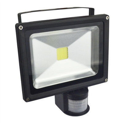 AB Tools Led 20W Floodlight Pir Security 1400 Lumen 6000K Day White Waterproof E03 - image 1