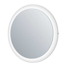 Plum&clay Zoe Circular Wallmounted Led Illuminated Bathroom Mirror (H)600mm (W)600mm