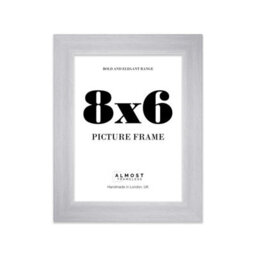 "13X13"" White Picture Frame - 13X13"" Square Frame With 9X9"" Mount For 13X13""/9X9"" Pictures Moderrn Style Thin Edge, 1 Pack" - thumbnail 1