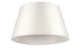 GoodHome Lokombi Cream Fabric Dyed Conical Light Shade (D)30Cm - thumbnail 2