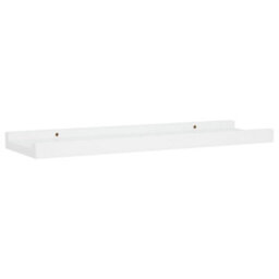 Berkfield Picture Frame Ledge Shelves 2 Pcs White 40X9X3 Cm Mdf - thumbnail 3