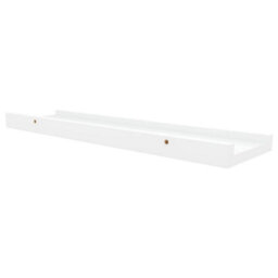 Berkfield Picture Frame Ledge Shelves 2 Pcs White 40X9X3 Cm Mdf - thumbnail 7